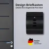 Grafner Design Briefkasten mit Zeitungsfach, schwarz Produktbild-Vorschau 3