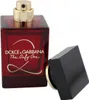 A close-up studio shot of a Dolce & Gabbana The Only One 2 Eau de Parfum spray bottle, with the cap removed and placed beside it. Podgląd zdjęcia produktu