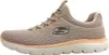 A side view of a single gray Skechers sneaker against a white background. Anteprima dell’immagine prodotto