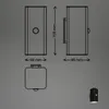 Briloner Kona Lampada da parete per esterni a LED, Anteprima dell’immagine prodotto 8