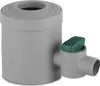 A product shot of a rain collector with a shut-off valve. Anteprima dell’immagine prodotto