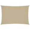 vidaXL Voile d'ombrage Oxford Rectangulaire 3x5 m Beige Voir les images du produit 2
