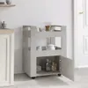 vidaXL Küchenwagen Betongrau 60x45x80 cm Holzwerkstoff Produktbild-Vorschau 3