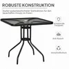 Gartentisch Abnehmbar Metall 76x76 cm Wetterfest Produktbild-Vorschau 6