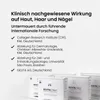 Marketing image with text and product packaging. Produktbild-Vorschau