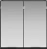 vidaXL Spiegelkast, zwart, eikenlook, 64 x 20 x 67 cm Productafbeelding-voorbeeld 7