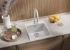PRIMAGRAN Spülbecken Weiß 43x50cm, Granitspüle 1 Becken + Produktbild-Vorschau 2