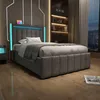 Graues Jugendbett mit Stauraum: LED-Licht, USB-C Produktbild-Vorschau 13