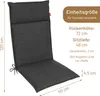Herlag Hochlehner Gartenstuhlauflage Bea 120x50x4,5cm Produktbild-Vorschau 3