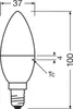 OSRAM LED-Lampe STAR CLASSIC B 40 E14 4,9 W matt Produktbild-Vorschau 16