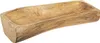 Rustikale Holzschale mit Mulde 40×13–16cm Deko Vintage Produktbild-Vorschau 1