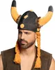 Casque viking en peluche avec tresses Voir les images du produit 10
