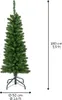 Künstlicher Weihnachtsbaum mittel schmal Kiefer auf Ständer Produktbild-Vorschau 5