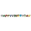 Papstar Happy Birthday, Deko-Buchstabe, Karton, Mehrfarbig, Produktbild-Vorschau 4
