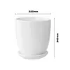 Blumentopf Blumenübertopf Weiss Blumenschale mit Produktbild-Vorschau 2