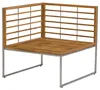 home24 Loungeset - 6-teilig - Webstoff / Teak Massiv Produktbild-Vorschau 5