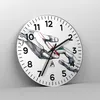 Wanduhr - Rund - Glasuhr - Surrealismus Hände Hilfe - Produktbild-Vorschau 4