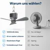 XL kempingový ventilátor s priemerom 45 cm a osvetlením, Náhľad obrázku produktu 8