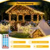 SALCAR  768er  Solar Cluster Lichterkette Außen LED 8,6m Produktbild-Vorschau 9