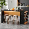 Isola da cucina Flieks con illuminazione a LED e presa di Anteprima dell’immagine prodotto 5