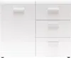 A white sideboard with multiple drawers and handles. Produktbild-Vorschau