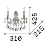 Ideal Lux GIOCONDA AP2, Oberfläche, 2 Glühbirne(n), E14, Produktbild-Vorschau 6
