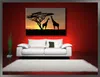 5034 Afrika Giraffen Leinwandbild 120x80 cm Produktbild-Vorschau 2