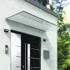 ARON Vordach Avignon 2000x1000 mm Wandanschluß Aluminium Produktbild-Vorschau 5