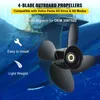 VEVOR Außenbordpropeller, Ersatz für OEM 3587522, 4-Blatt Produktbild-Vorschau 2