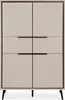 Buffetschrank Auryn - 90x38x140cm - 4 Türen und 2 Produktbild-Vorschau 1
