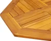Eleganter Möbel Tischplatte 60x60x2 cm Achteckig Massivholz Produktbild-Vorschau 8