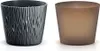 Květináč SANDY ROUND ECO WOOD 12,8 cm - barva: antracit ECO Anteprima dell’immagine prodotto 1