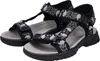 Rieker Trekkingsandalen Herren 362D3232373730 Schwarz 44 EU Produktbild-Vorschau 20