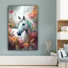 MuchoWow® - Leinwandbilder - Pferd - Natur - Blumen - Tiere Produktbild-Vorschau 4