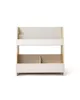 A white and gray children's bookshelf against a white background. Produktbild-Vorschau