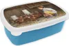 KitchenYeah® Lunchbox Brotzeit Brotdose 17x11 cm Junge - Produktbild-Vorschau 1