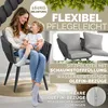 tillvex® Gartenstuhl 6er Set Wetterfest mit Armlehne | Produktbild-Vorschau 6