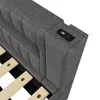 Merax denná posteľ Denná posteľ 90x200 cm, hydraulický Náhľad obrázku produktu 12