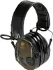 A pair of green and black earmuffs. Voir les images du produit