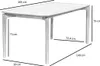 Bronx71 Esstisch Cala Eiche Natur 160 x 90 cm Produktbild-Vorschau 2