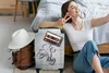 MuchoWow® Koffer Handgepäck Trolley Rollkoffer Kleine Produktbild-Vorschau 2