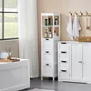 Yaheetech Badezimmerschrank, schmaler Hochschrank, 3 Produktbild-Vorschau 2
