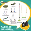 Outsunny Ninja Slackline Set hängende Hindernisse für 5-12 Produktbild-Vorschau 7
