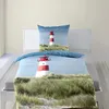 BIERBAUM Bettwäsche Mako-Satin blau  135x200cm, mit 1 Produktbild-Vorschau 5
