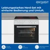 Exquisit Herd-Set, 58 Liter, Elektro-Backofen mit Kochfeld, Produktbild-Vorschau 3