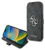 Handyhülle Bookcase iPhone 16 Pro Max Guess grau Logo Produktbild-Vorschau 2