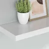 vidaXL Mensole sospese 2 pz. Bianco 90x23,5x3,8 cm MDF Anteprima dell’immagine prodotto 4