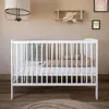 ZEE Set Babybett 120x60 cm 2in1 Weiß Mit Schutzbarriere Produktbild-Vorschau 9