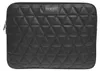 A black quilted laptop sleeve with a Guess logo. Produktbild-Vorschau