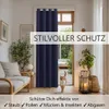 tinycurtains Türvorhang 210x150cm mit Teleskopstange Produktbild-Vorschau 9